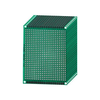 5PCS PCB Board Eno Stran Prototip Odbor 6*8 CM Zelena DIY Univerzalna elektronska Vezja Kit
