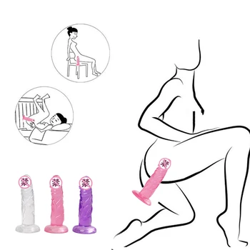 Novo Realističen Dildo Z Sesalni Velik Žele Dildos Sex Igrače Za Ženske Moški Ponaredek Dick Velik Penis Analni Butt Plug Erotično Sex Shop