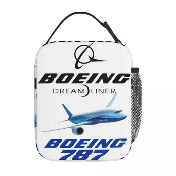Letalo Boeing 787 Dreamliner Merch Izolirana Kosilo Vrečko Za Potovanja, Shranjevanje Hrane Polje Prenosna Nov Prihod Toplotne Hladilnik Kosilo Polje
