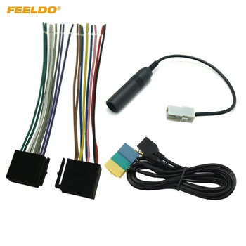 FEELDO 5Set AUX/USB/Napajalni Pas/Antenski Adapter Suite Set Za Hyundai PA710S/KIA Soul #AM3240