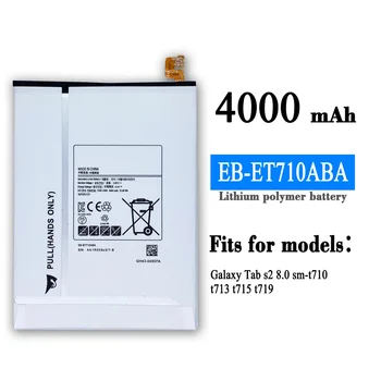 Tablični EB-BT710ABA Baterija Za SAMSUNG Tab Galaxy S2 8.0 SM-T710 T713 T715/C/Y T719C T713N 4000 mah