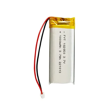 102050 3,7 V 1000mAh Lipo Celic Litij-Polimer Baterija za Polnjenje za GPS Snemanje Peresa LED Luči Lepoto Instrument s PCB