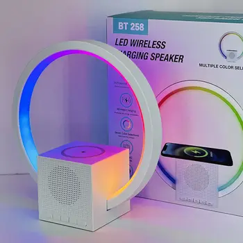 Smart Ambient Light Bluetooth Zvočnik Brezžični Polnilnik