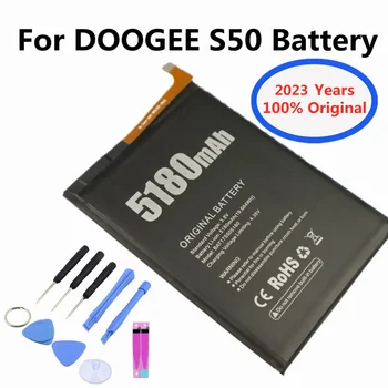 2023 Let 100% Prvotne Kakovostne Baterije Za DOOGEE S50 5180mAh BAT17S505180 Zamenjava Baterije Telefona + Orodja