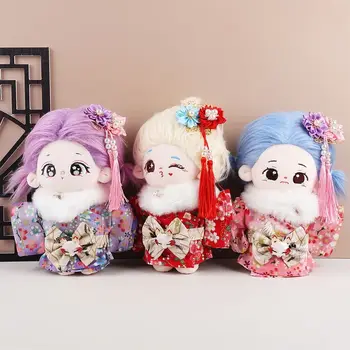 Moda Fant, Dekle, Otroci DIY 20 cm Punčko Oblačila Lutke Čevlji Igrače Kimono Yukata Lutka Dodatki