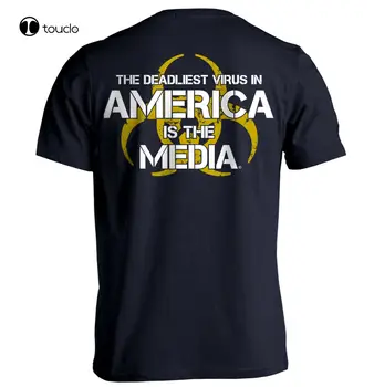 Amerika-T-Shirt Hrbtna Socialnih Medijev, Vintage Stil Darilo Unisex Moški Ženske tee mens majice