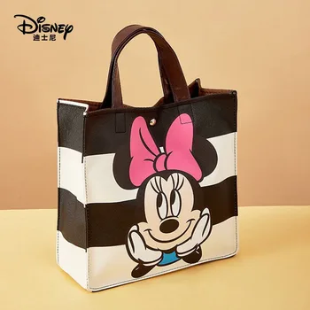 Disney Mickey Miške Minnie Z Risano Animacijo Ustvarjalne Torbici Kawaii Trajne Nepremočljiva Prenosni Velike Zmogljivosti, Nakupovalna Torba